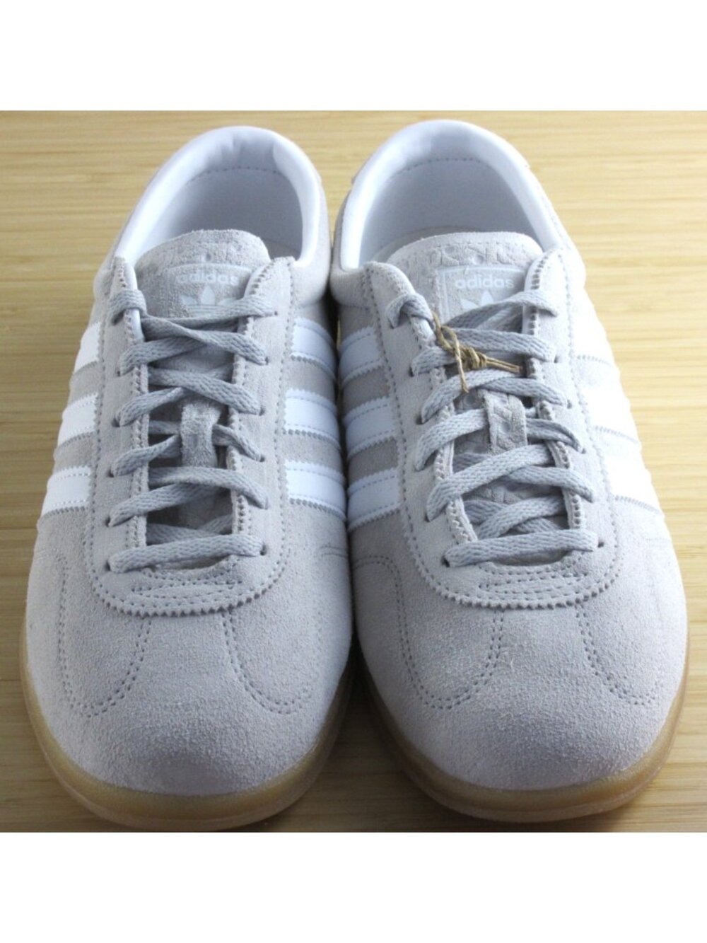 Adidas Women's Gazelle Lo Pro Suede Shoes Grey Cloud White Sizes NIB JS4516 - Picture 4 of 8